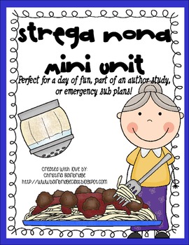 Preview of Strega Nona Mini-Unit