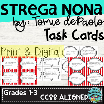 Preview of Strega Nona Task Cards