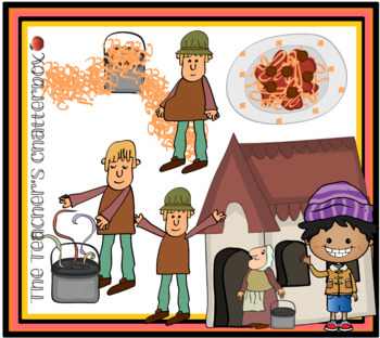 Preview of Strega Nona and Big Anthony Clip Art