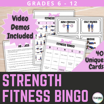 Fitness bingo combine aerobic bone and muscle best sale strengthening exercises