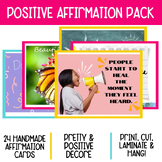 Strength & Support Positive Affirmation Cards for Teachers