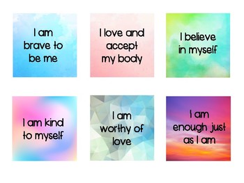 Strength and Affirmation Cards by The Mindful Psychologist | TPT