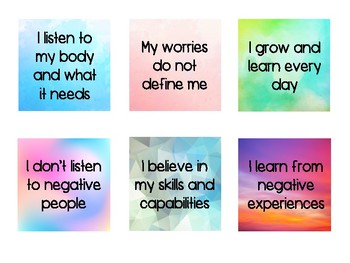 Strength and Affirmation Cards for Teachers by The Mindful Psychologist