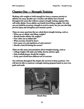 Preview of Strength training and the teenage athlete (40 pages!)