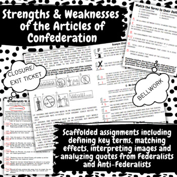 Preview of Strengths and Weaknesses of the Articles of Confederation Assignment