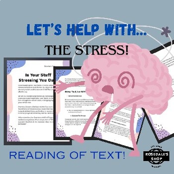 Preview of Stress-Free Living with "Is Your Stuff Stressing You Out?" READING of TEXT !