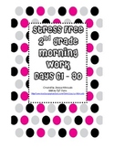 Stress Free Morning Work 2nd Grade Days 61-90