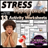 Stress Management Activity Worksheets for Teens | Stress M
