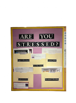 Preview of Stress Reduction Support Bulletin Board