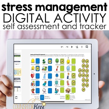 Preview of Stress Management Digital Activity for Google Classroom Distance Learning