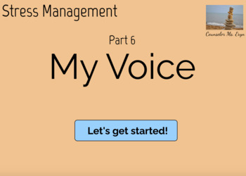 Preview of Stress Management - Pt6: My Voice (Boom Slides)