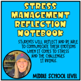 Stress Management Reflection Digital Notebook