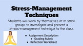 Demonstrating Stress-Management Techniques Project