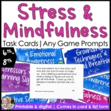 Stress & Mindfulness Activity Task Cards | Any Game Counse