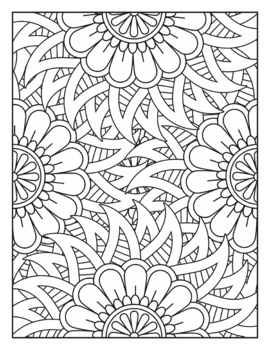  Stress Relieving Adult Coloring Book - Zen Doodle - Full Color  132537-ZD-FC