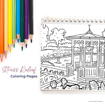 Stress Relief Adult Coloring Pages - High Journal - Shop PARA