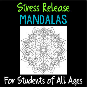 Preview of 15 Stress Relief Mandalas
