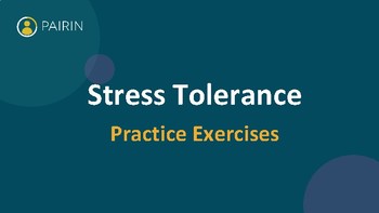 Preview of Stress Tolerance Activities with Rubric