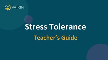 Preview of Stress Tolerance Unit Bundle (all resources included)