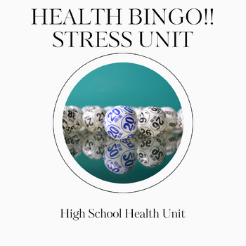 Preview of Stress Unit BINGO: Unit Test Review and Test Included on GOOGLE SLIDES!