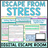 Stress and Anxiety Digital Escape Room SEL Breakout game c