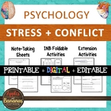 Stress and Conflict - Psychology Interactive Note-taking A