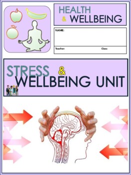 Preview of Stress and Wellbeing Work Booklet