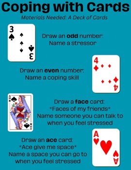 Preview of Stressed Card Game