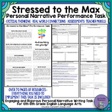 Stressed to the Max Personal Narrative Performance Task