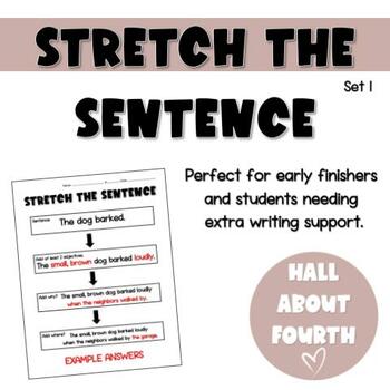 Preview of Stretch the Sentence- Set 1