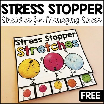 Preview of Stretches for Managing Stress FREE