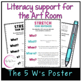 Stretching Sentences | Literacy Support for the Art Room