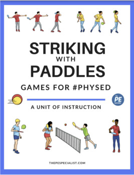 Preview of Striking With Implements | Balloons and Paddles | Free Lesson Plan for PE Class