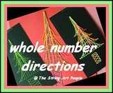 String Art Christmas Tree using Whole Number Directions