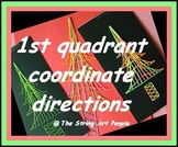 String Art Christmas Tree with Directions given as 1st qua