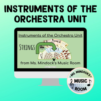 Preview of String Family - Instruments of the Orchestra Unit for Distance Learning