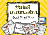 String Instrument Quick-Print Pack