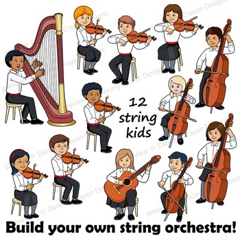 instruments of the orchestra strings