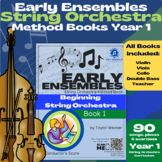 String Orchestra Early Ensembles Method Book Bundle - Year 1