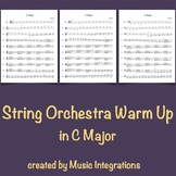 String Orchestra Warm Up in C Major- Syncopated Rhythms fr