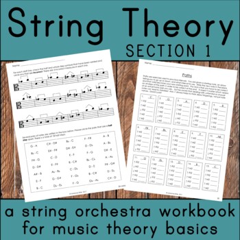 Preview of String Theory - Music Theory Basics for the String Orchestra Classroom