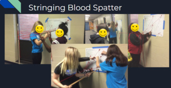 Preview of Stringing Blood Spatter Lab Activity Group