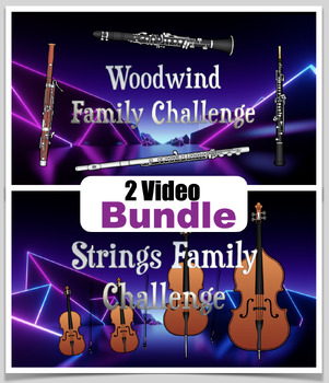 Preview of Strings/Woodwinds Family Challenge Bundle