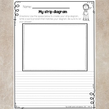 Strip Diagrams for Beginners by Create Your Own Genius TpT