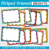 Striped Frames **BRIGHT COLLECTION**