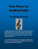 Four Pieces for Strolling Violin (sheet music for solo violin)