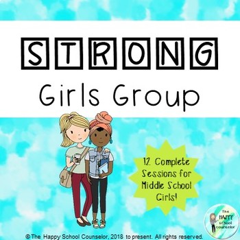 Preview of STRONG Girls Group: Middle School Girls Group