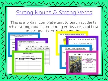 Preview of Building Strong Vocabulary MEGA Unit Power Point- Digital Resource!