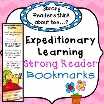 Preview of Reading Bookmarks: EL: Main Idea, Details, Evidence & Vocabulary