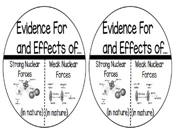 Preview of Strong and Weak Nuclear Forces in Nature